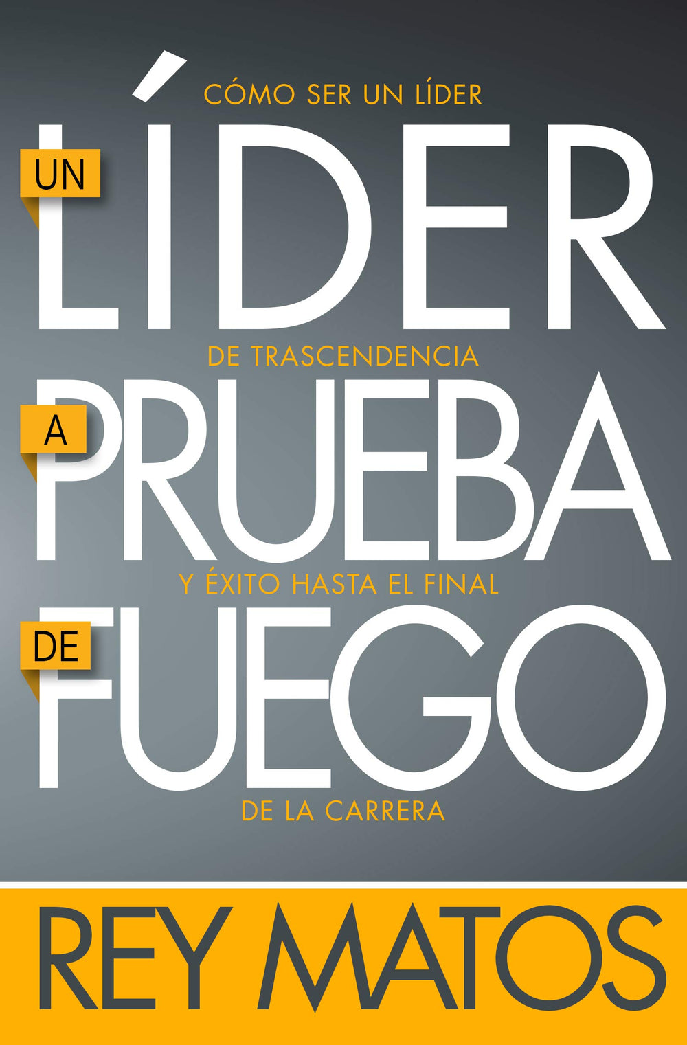 Libro Un líder a prueba de fuego