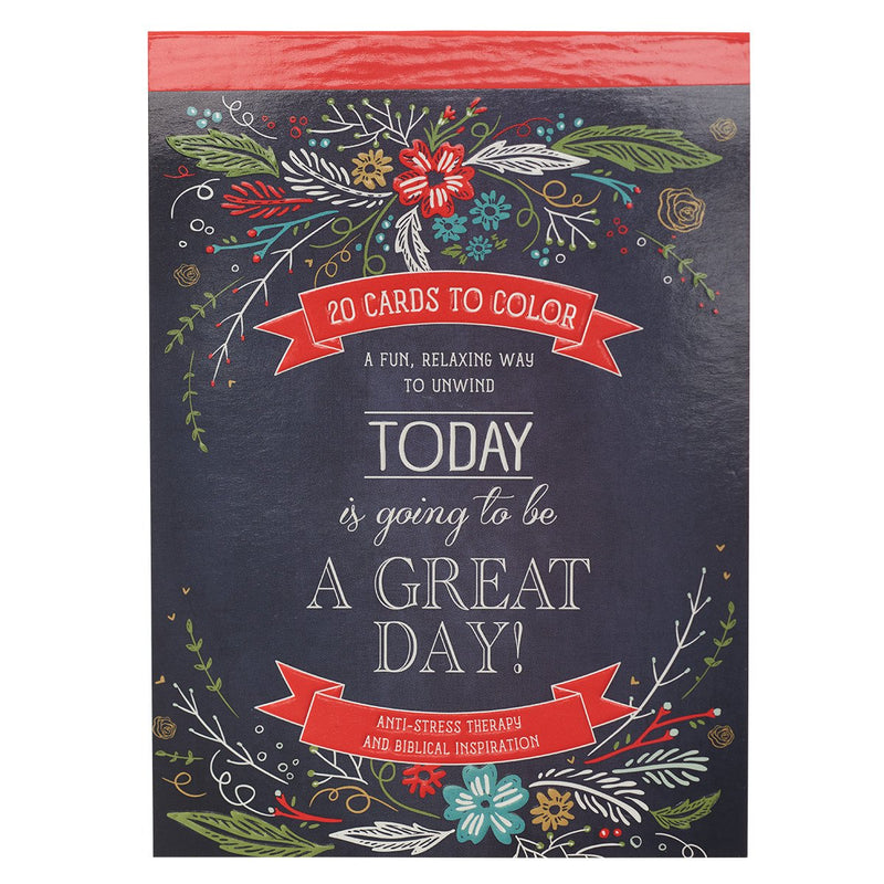 Libro para colorear Today Is Going To Be A Great Day