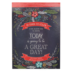 Libro para colorear Today Is Going To Be A Great Day
