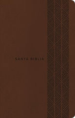 Santa Biblia edición ágape café oscuro