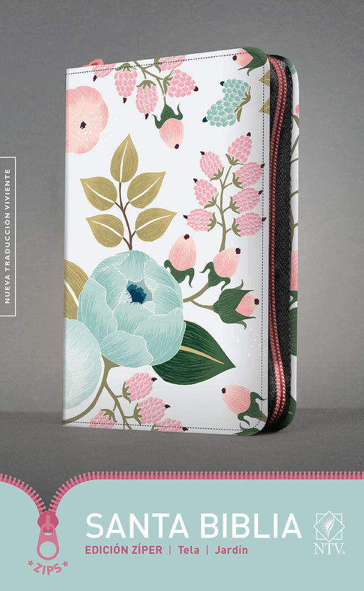 Santa Biblia flores edición Ziper - NTV - Coffee & Jesus