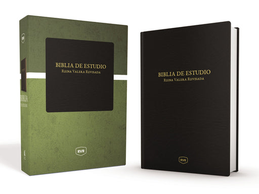 Biblia de estudio piel Negro - RVR - Coffee & Jesus