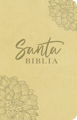 Biblia edición ágape, flores amarilla - NTV