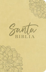 Biblia edición ágape, flores amarilla - NTV