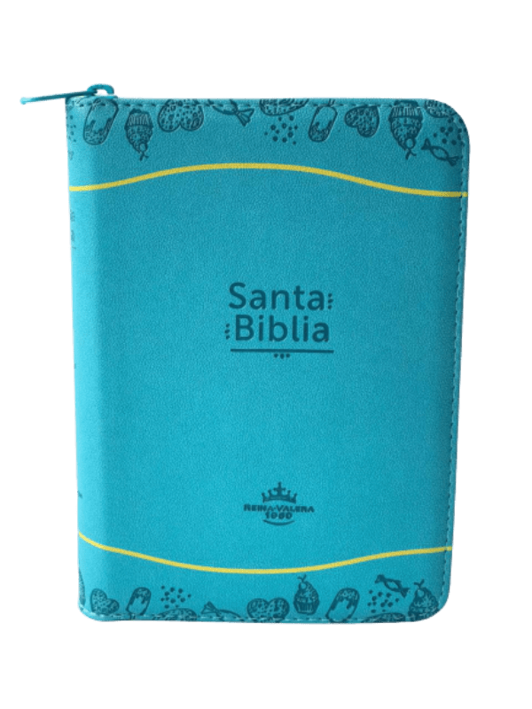Santa Biblia RV 1960 azul - amarillo