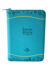 Santa Biblia RV 1960 azul - amarillo