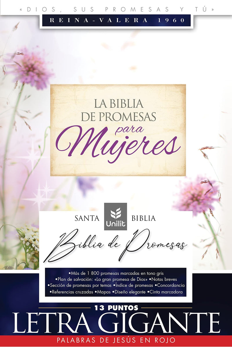 La biblia de promesas para mujeres letra gigante - RVR 1960