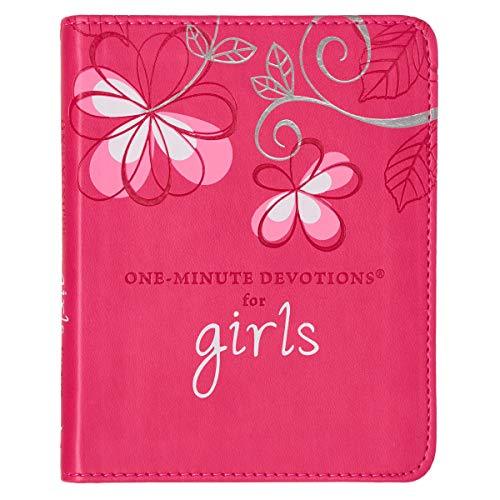 Libro One minute devotion for girls, cuero