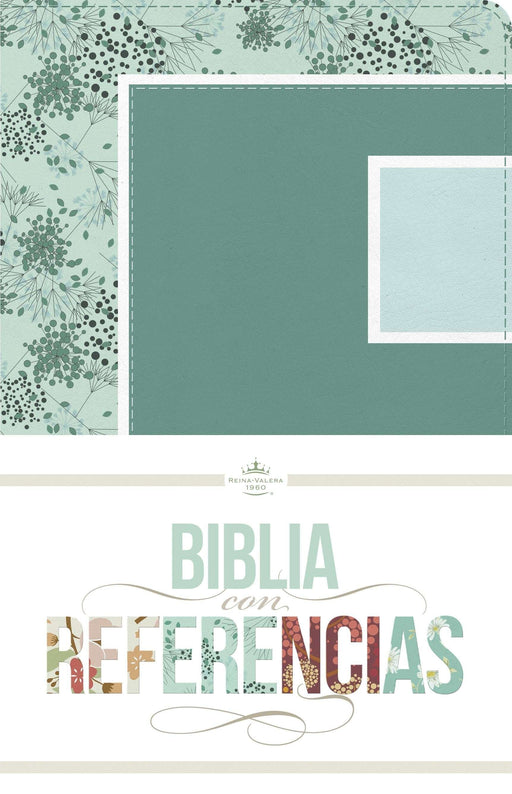 Biblia con referencias imitación piel agua marina - RVR 1960 - Coffee & Jesus