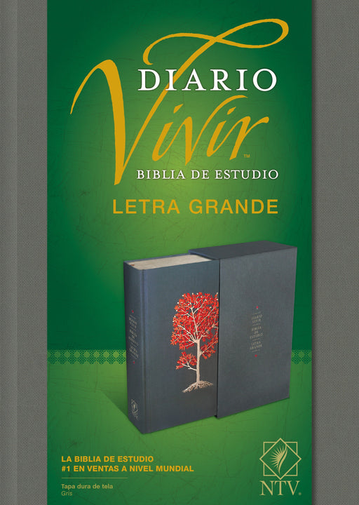Biblia de estudio diario vivir letra grande - NTV - Coffee & Jesus