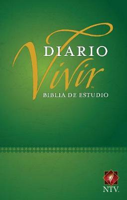 Biblia de estudio del diario vivir, tamaño personal rústica verde - NTV