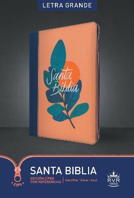 Santa Biblia RVR 1960 Ziper Referencias - Letra Grande