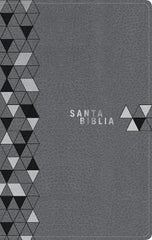 Santa Biblia edición ziper, sentipiel gris suave - NTV