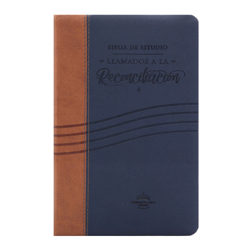Biblia de estudio llamados a la reconciliación café/azul - RVR 1960