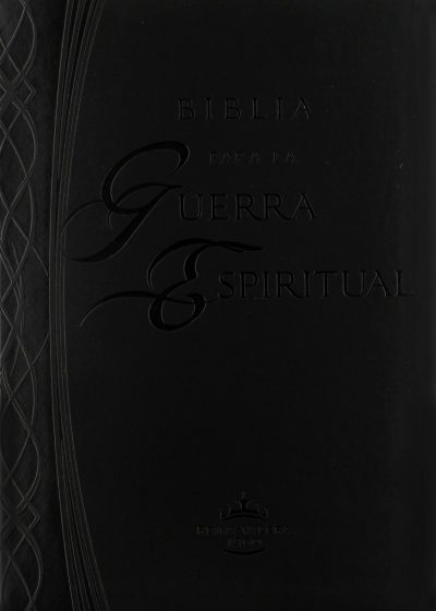 Biblia para la guerra espiritual, imitación piel negro - RVR 1960