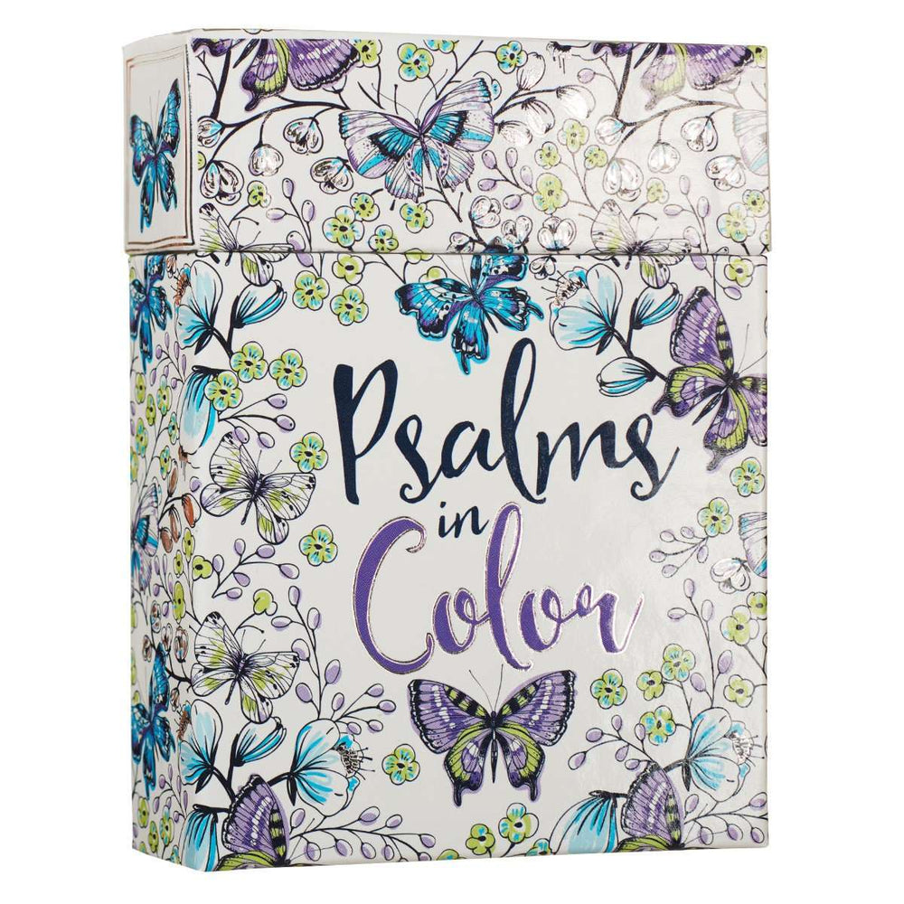 Tarjetas para colorear psalms in color