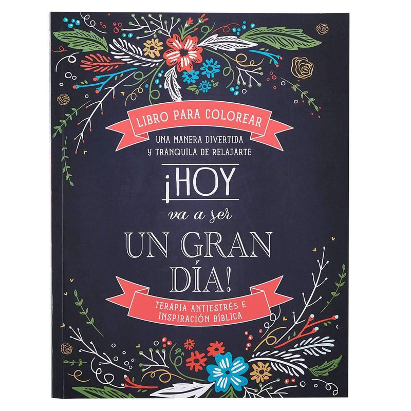 Libro para colorear: Un gran día - Christian Art Gifts - Coffee & Jesus