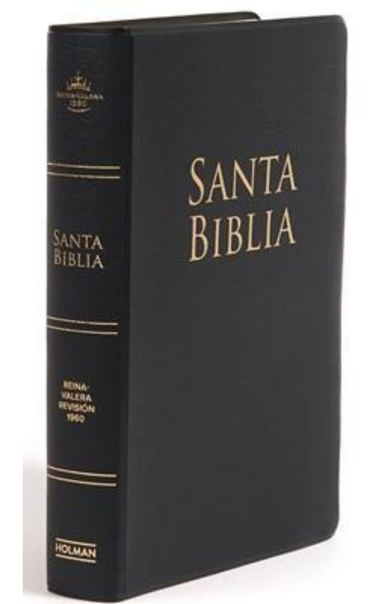 Biblia letra grande, personalizada negro - RVR 1960