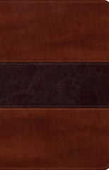 Biblia del pescador, letra grande caoba símil piel - NVI