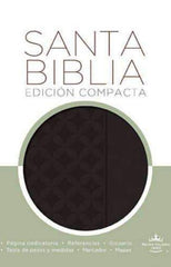 Biblia edición compacta, color negra - RVR 1960