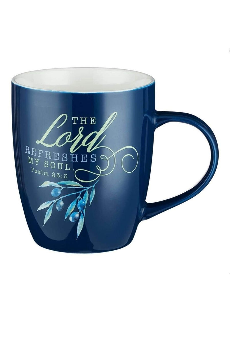 MUG -  THE LORD REFRESHES MY SOUL - Coffee & Jesus