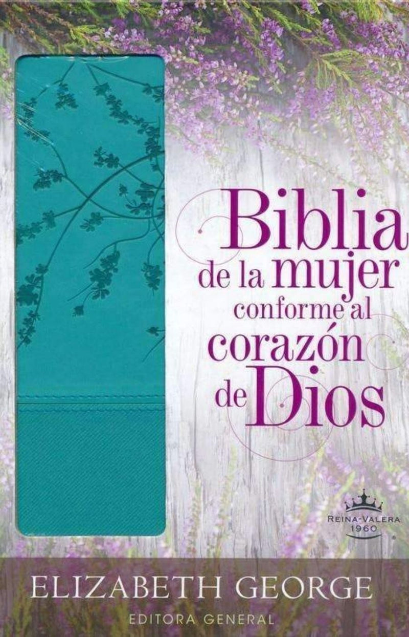 Biblia de la mujer conforme al corazón de Dios, turquesa - RVR 1960