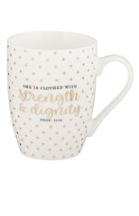 Value strength & dignity Ceramic Coffee Mug