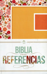 Biblia con referencias floral - RVR 1960