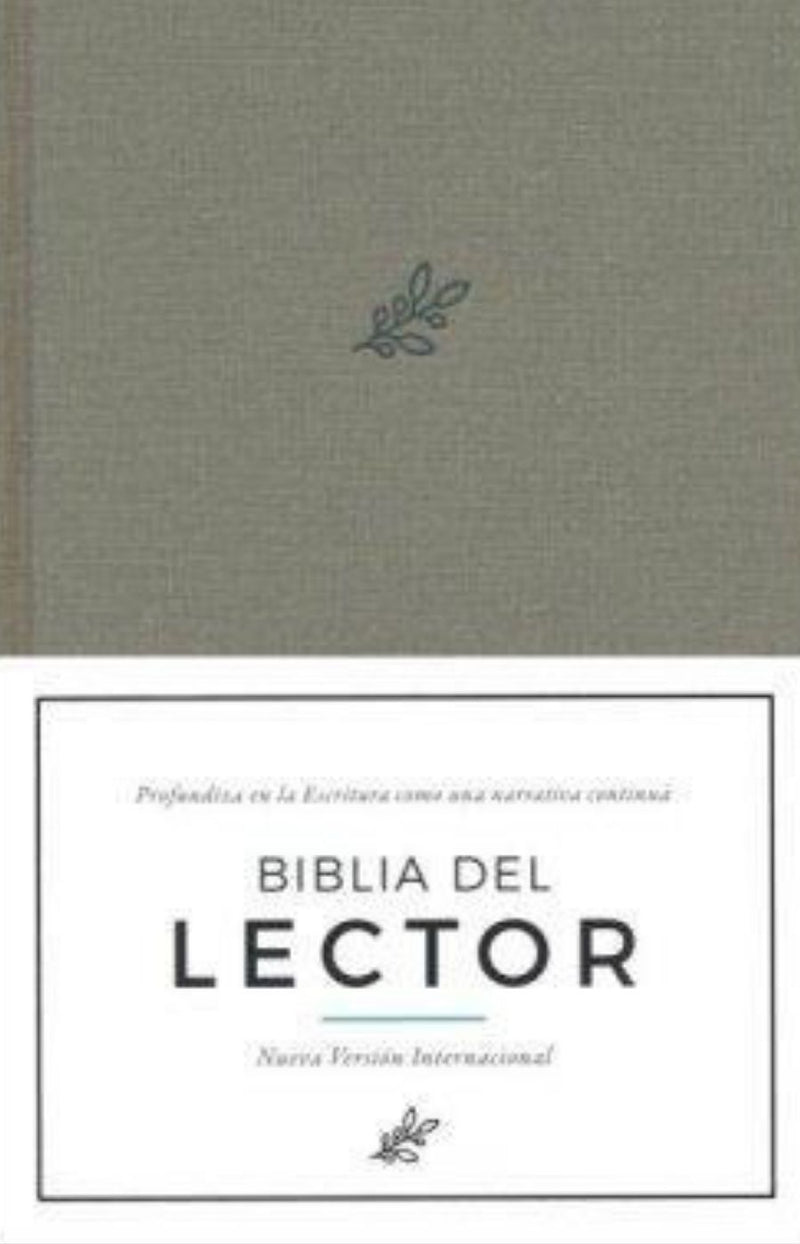 Biblia del lector, olivo  tapa dura - NVI