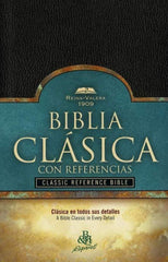Biblia clásica con referencia en negro - RVR 1909