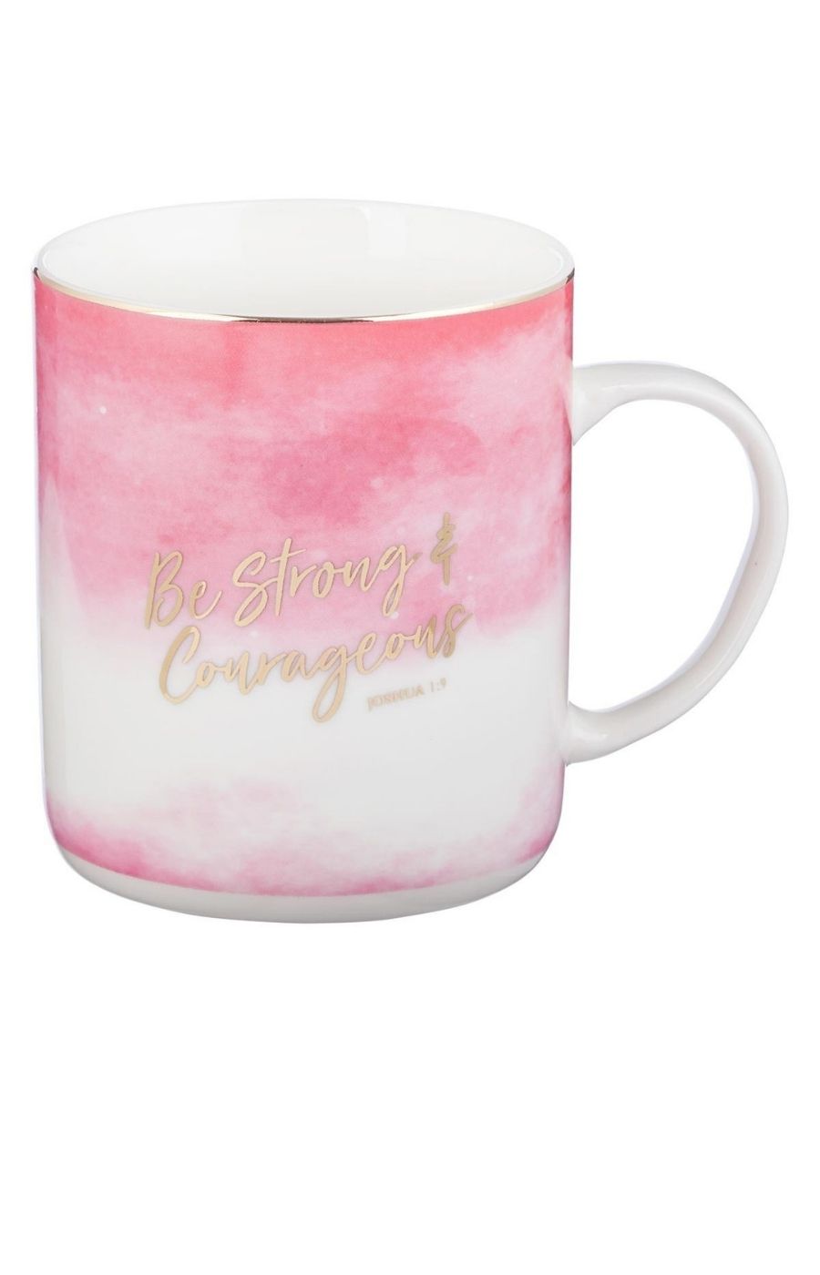 Be Strong & Courageous Ceramic Coffee Mug - Joshua 1:9