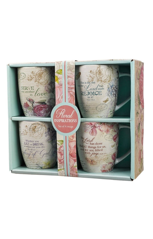 Mug - Set 4 Pocillos - Coffee & Jesus