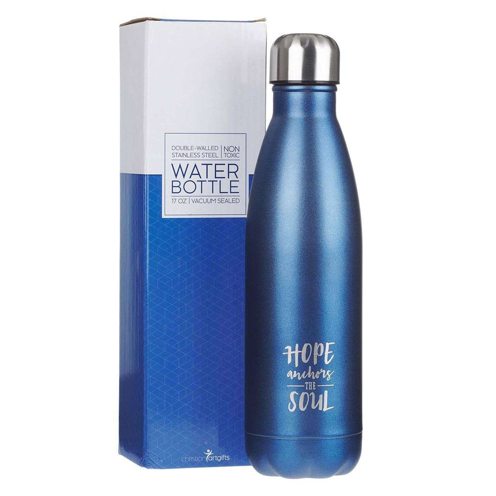Botella metálica para agua- Hope Anchors- Azul