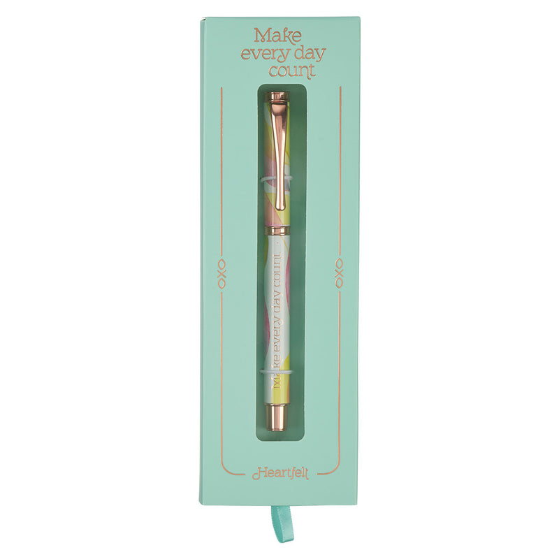 Boligrafo Make every day count - Citrus leaves