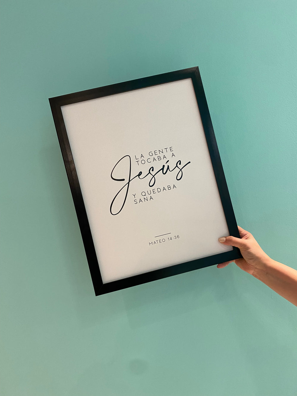 Cuadro Decorativo, Jesús Mateo 14:36