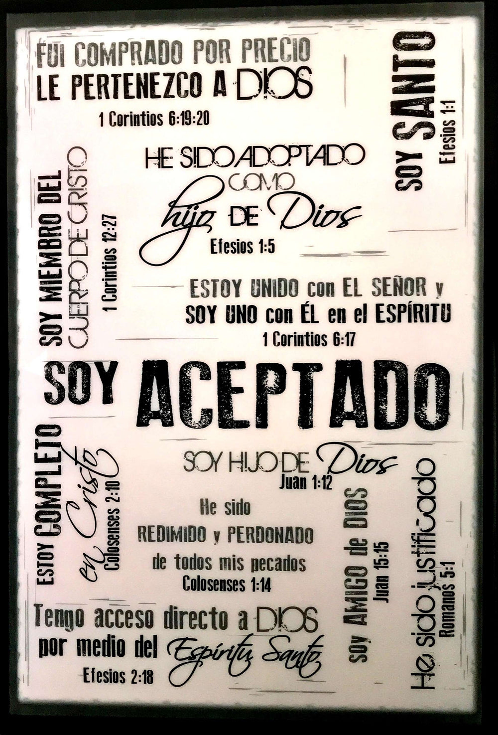 Cuadro resinado talla M - Luilu