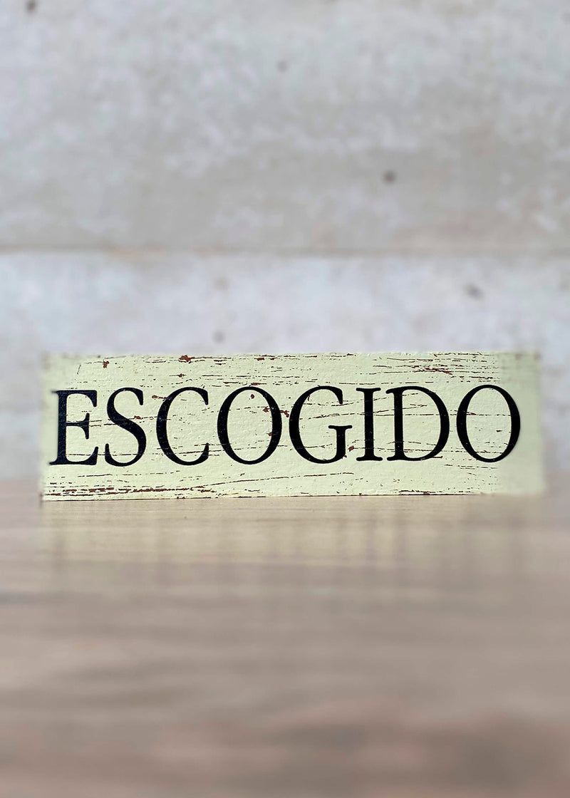 Tabla decorativa ESCOGIDO - Su Presencia