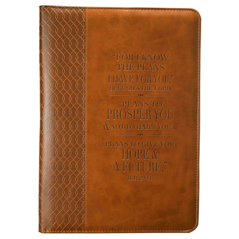 Libreta Brown Journal Plans - Jeremias 29:11 - Coffee & Jesus