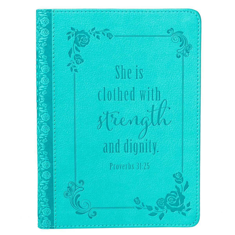 Libreta Strength & Dignity - Prov:31-25 - Coffee & Jesus