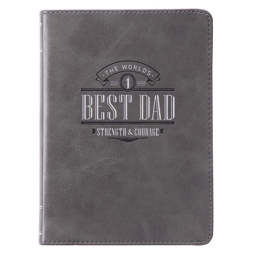 Agenda de lujo The world's best Dad - Gris