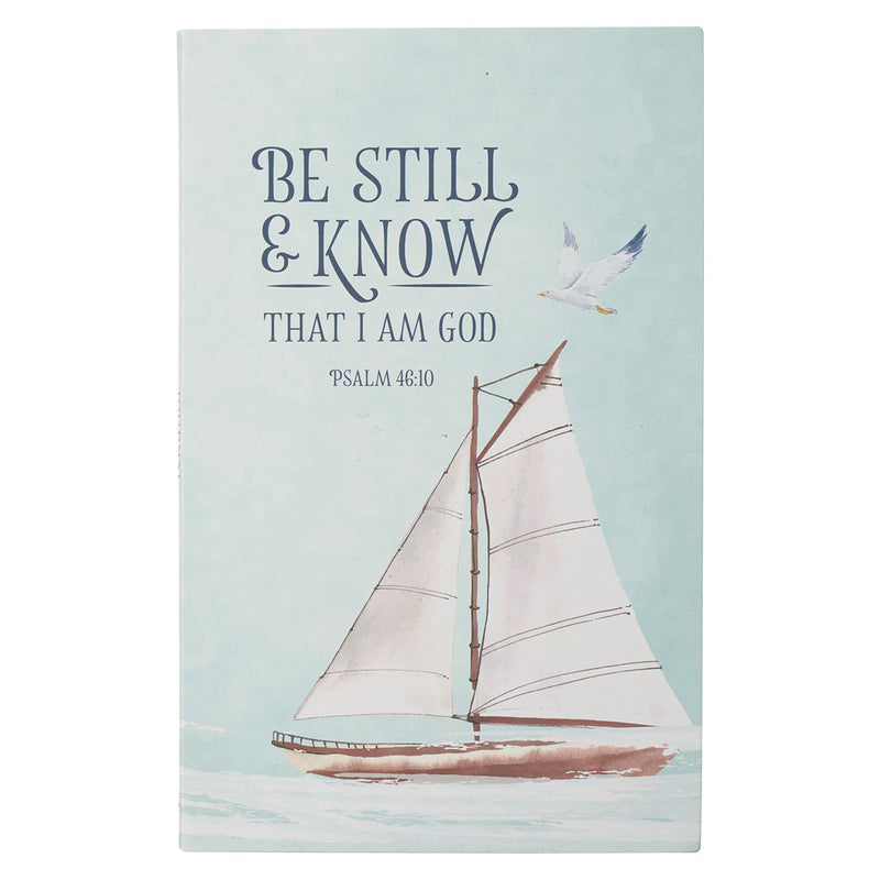 Libretas de apuntes Be still & know Salmo 46:10- Barco