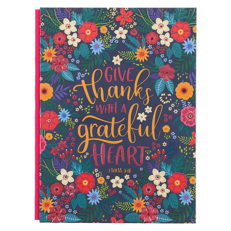 Diario Give Thanks 1 Thessalonians 5:18 - edición de lujo