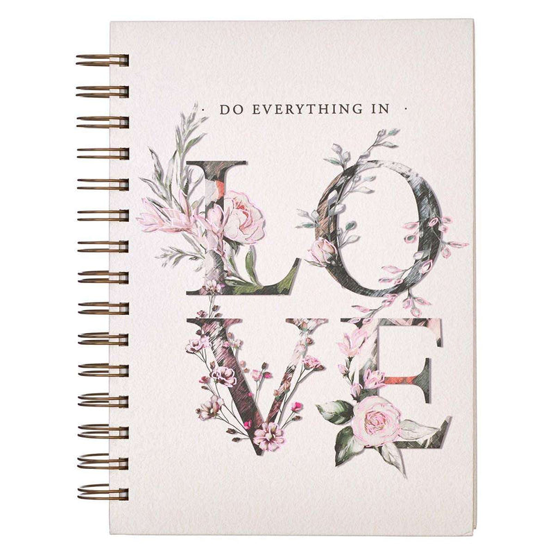 Cuaderno argollado- Do Everything in love - Coffee & Jesus