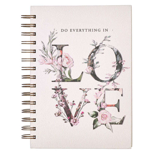 Cuaderno argollado- Do Everything in love - Coffee & Jesus