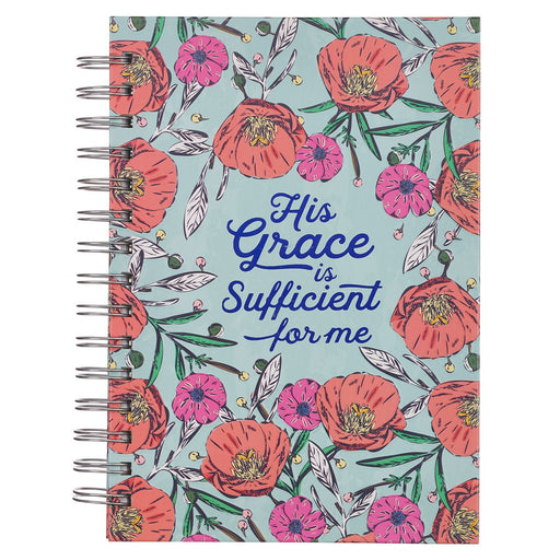 His Grace Large Wirebound Journal