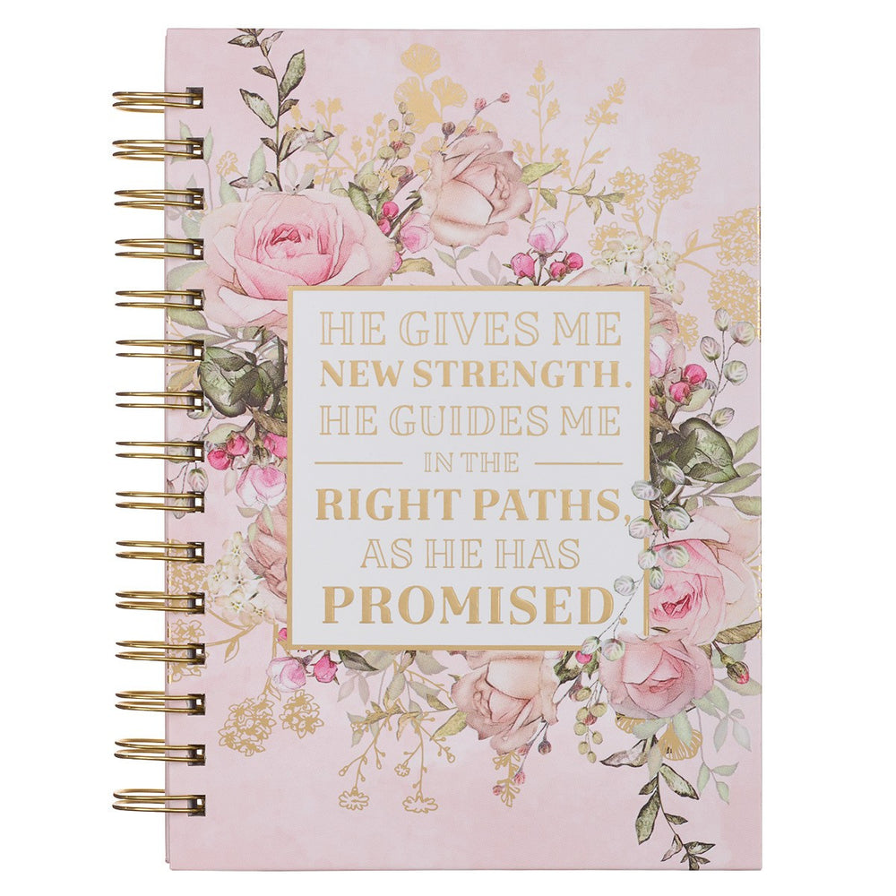 Cuaderno He Gives Me New Strength Salmo 23:3