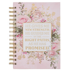 Cuaderno He Gives Me New Strength Salmo 23:3