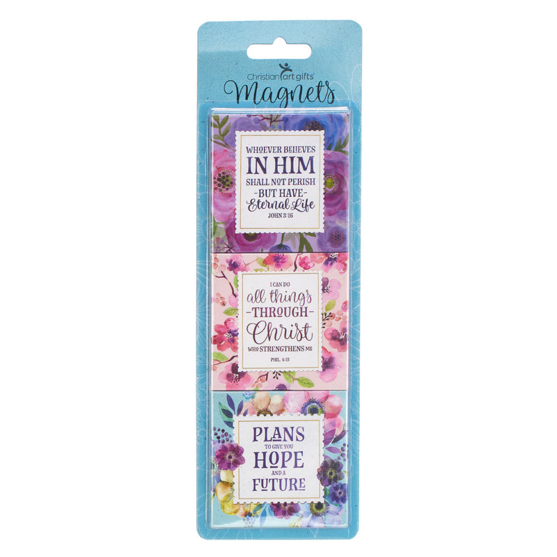 Juego de imanes pastel floral - Coffee & Jesus