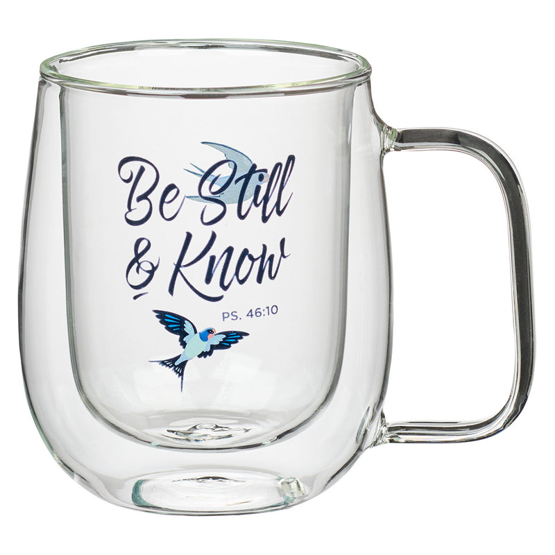 Mug Be still and Know doble vidrio- CAG