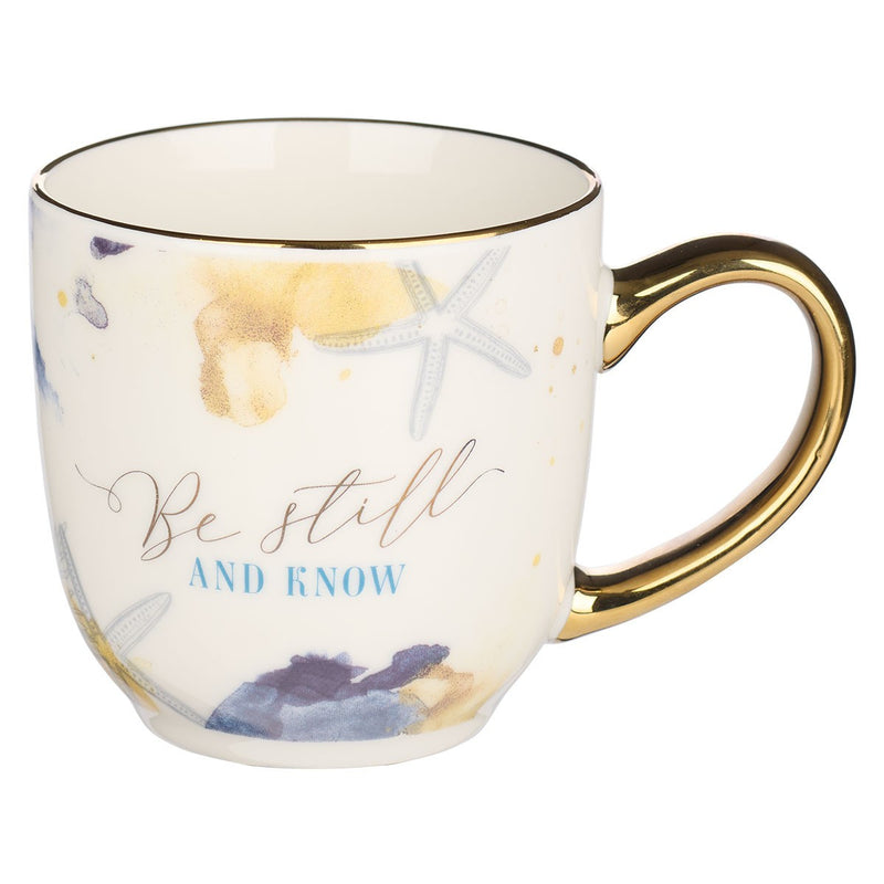 Mug Cerámica- Be Still  salmo 46:10